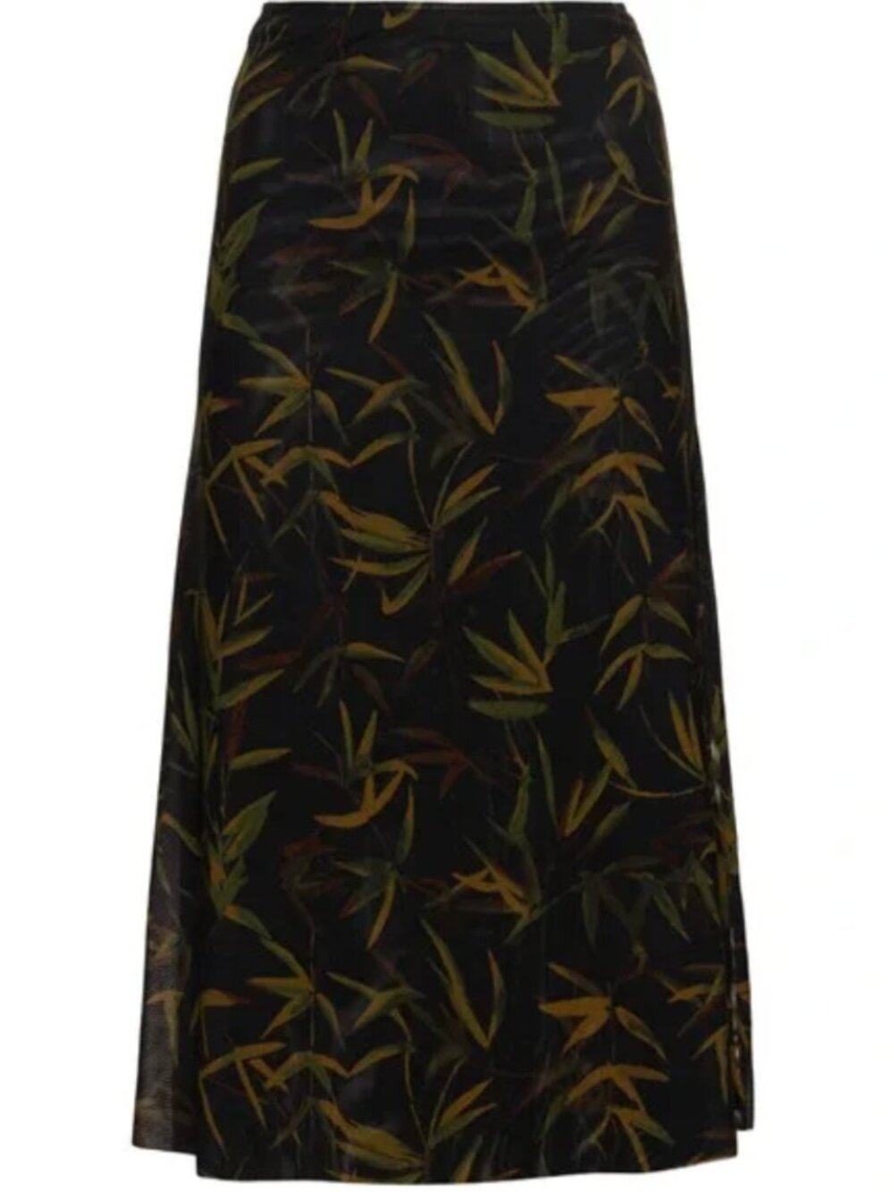 WeWoreWhat Vintage Leaves Midi Skirt